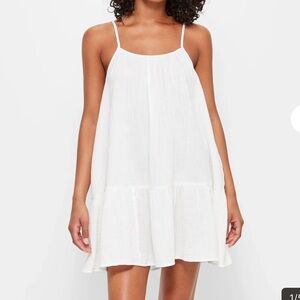 Universal Thread White Swim Coverup A-Line